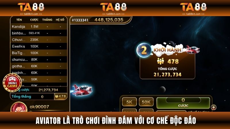 Aviator là trò chơi đình đám với cơ chế độc đáo