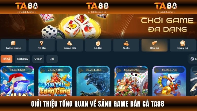 Bắn cá TA88 - Tựa game kết hợp giữa giải trí và đổi thưởng