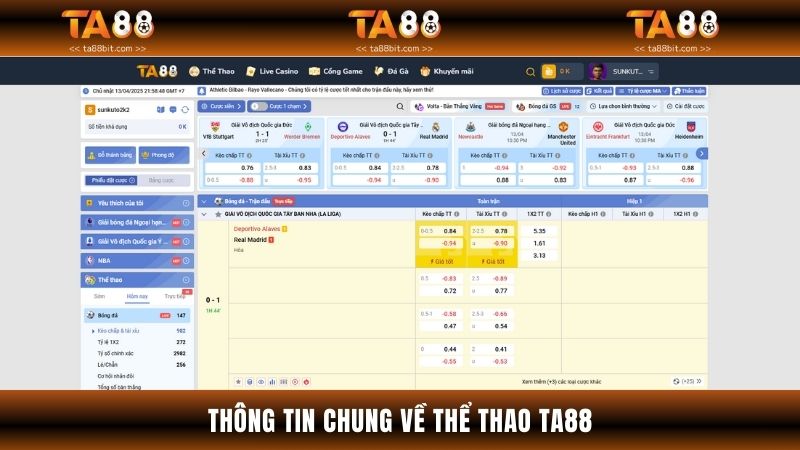 Cá cược thể thao Ta88 chắc chắn là loại hình vô cùng quen thuộc với mọi người