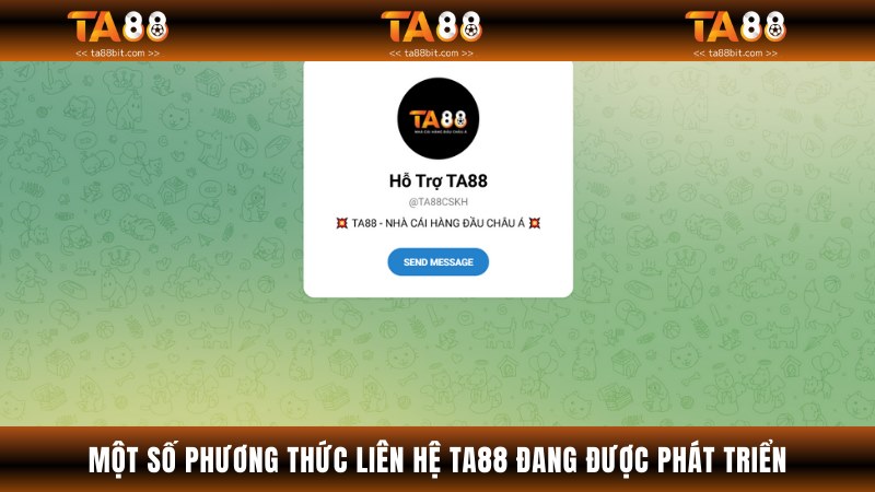Các phương thức liên hệ Ta88 chính đang được cung cấp