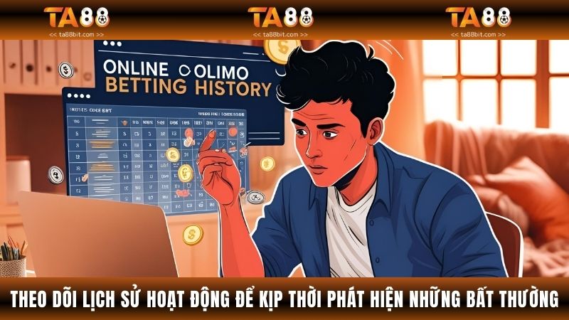 Theo dõi lịch sử hoạt động để kịp thời phát hiện những bất thường